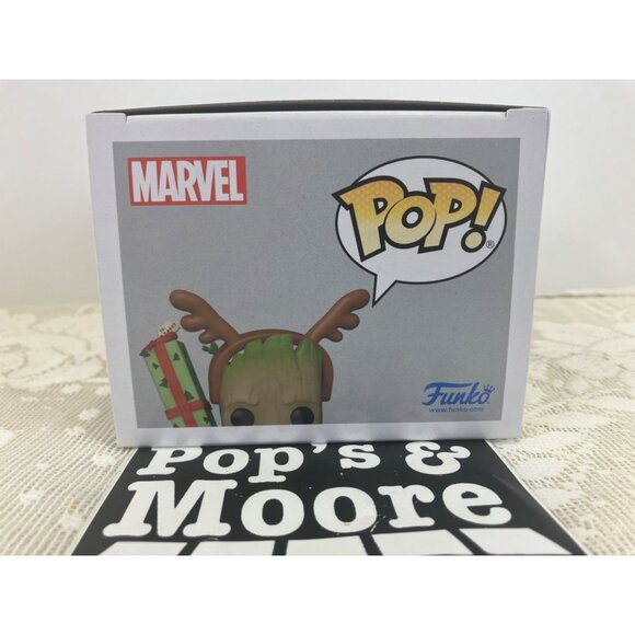 Funko Pop! Marvel Studio: Holiday Groot 1105 Vinyl Figure New With Box Defects - Picture 6 of 12